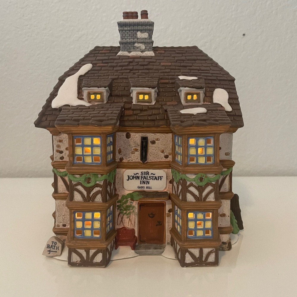 Department 56 Dickens Village Sir John Falstaff Inn‎ 1995 Heritage Collection